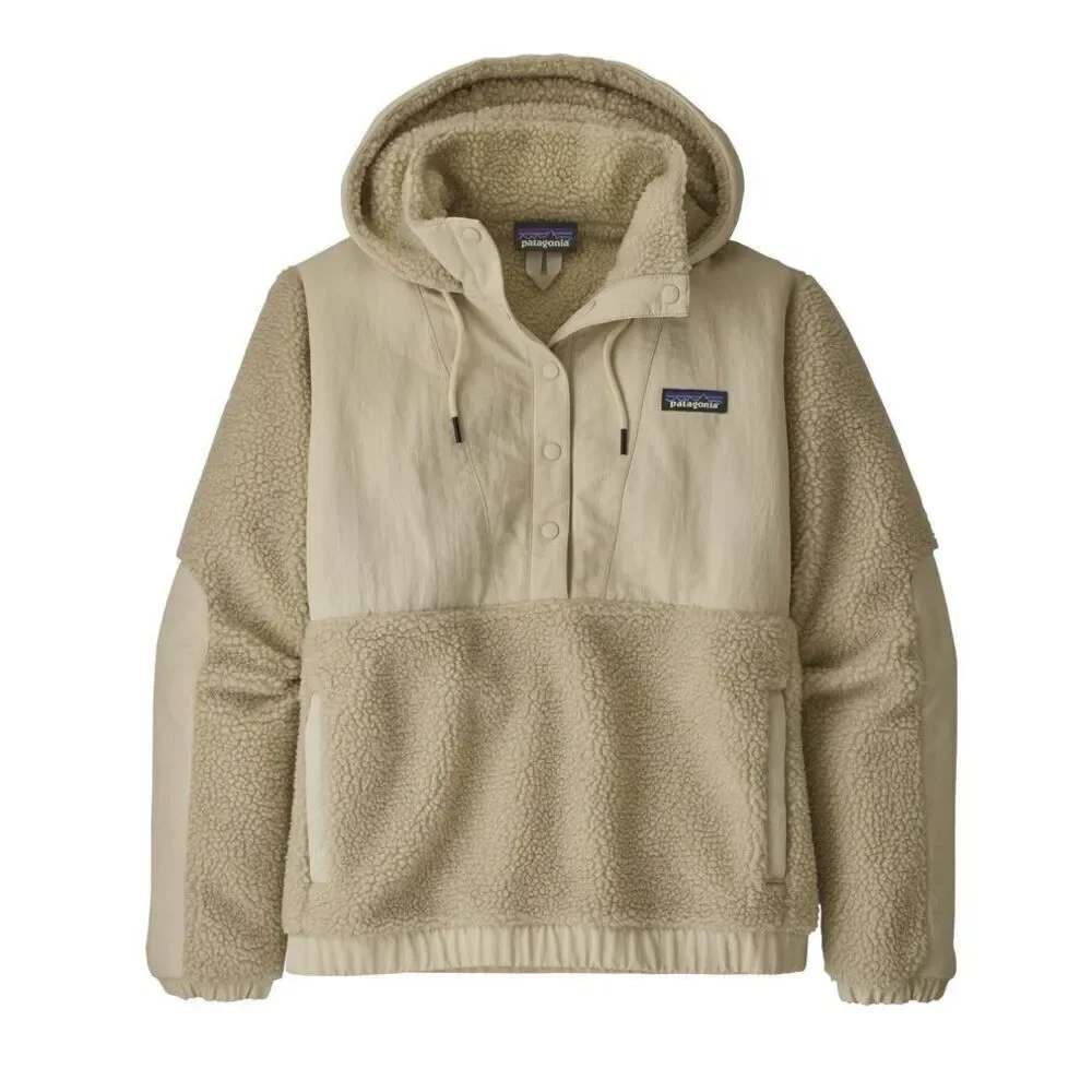 NWOT Patagonia Pelican Tan Fleece Shelled Retro-X Sherpa Pullover Jacket Small - Picture 1 of 16